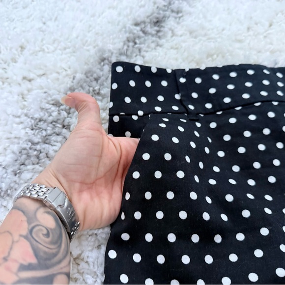 INC International Concepts Black & White Polka Dot Shorts - Picture 5 of 8